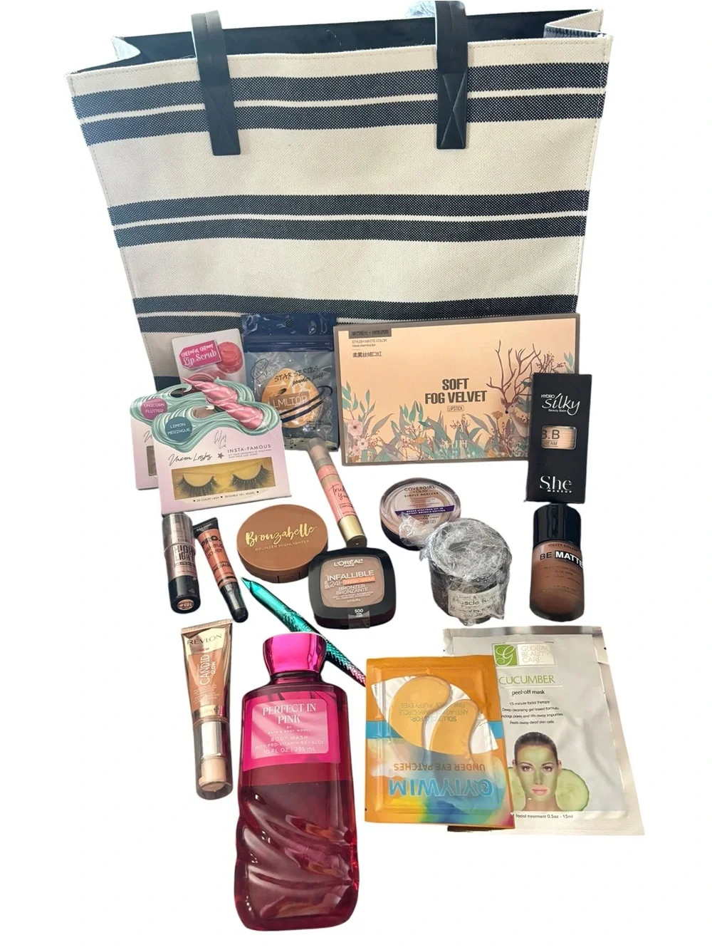Saks Fifth Avenue Mystery Skincare and Makeup Bundle Tote